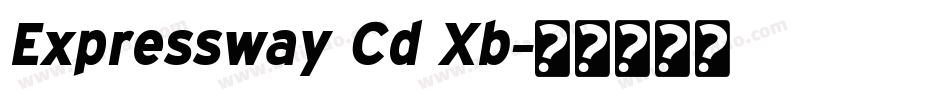 Expressway Cd Xb字体转换